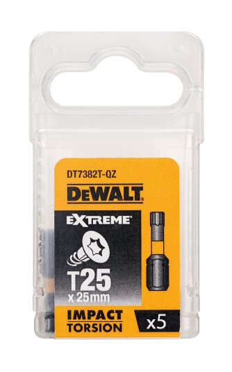 BITS TORX T25 25MM TORSION 5 STK