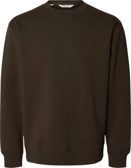 Selected Slmtom Soft Crew Neck Sweat Noos Brown XL Selected Slmtom Soft Crew Neck Sweat Noos Brown XL