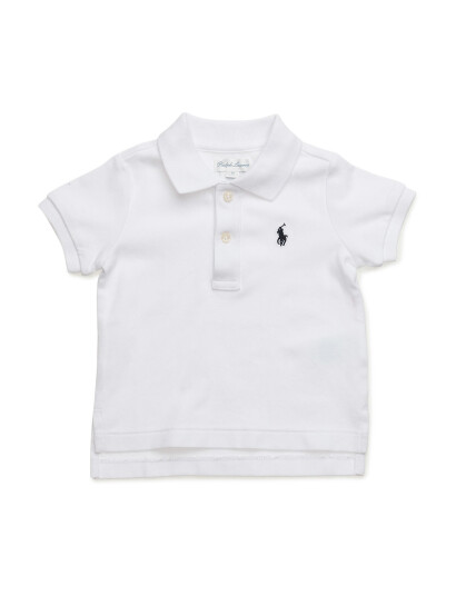Ralph Lauren Baby Soft Cotton Polo Shirt White 85-90