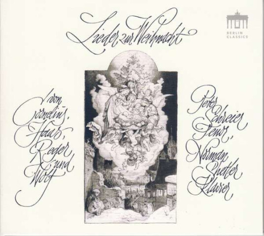 Peter Schreier, Norman Shetler, Peter Cornelius Lieder Zur Weihnacht CD