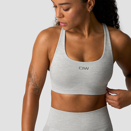 Icaniwill Smooth Seamless Sports BH Grå Ljusgrå X small Icaniwill Smooth Seamless Sports BH Grå Ljusgrå X small