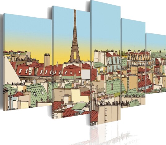Bilde Idyllic Parisian Picture 100x50 Artgeist sp. z o. o.