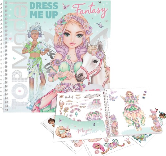 TOPModel Dress Me Up Klistremerkebok Fantasy