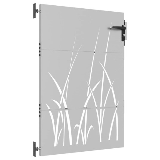 vidaXL Hageport 85x150 cm cortenstål gressdesign
