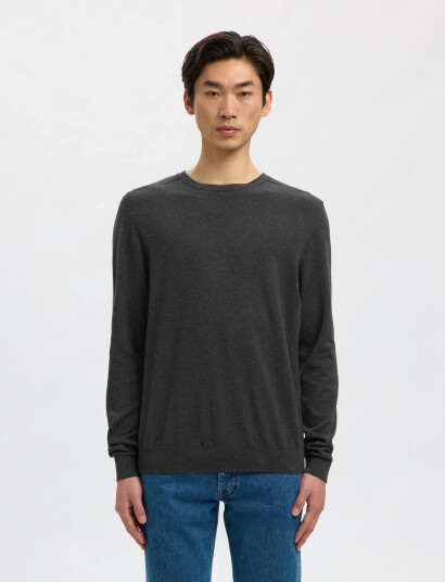 Selected Slhberg Crew Neck Noos - Green - M Selected Slhberg Crew Neck Noos - Green - M