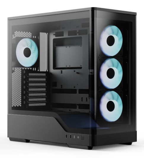 Aerocool Midi P500A Black Accs P500A 001 ACCM PN08143.11 Aerocool Midi P500A Black Accs P500A 001 ACCM PN08143.11