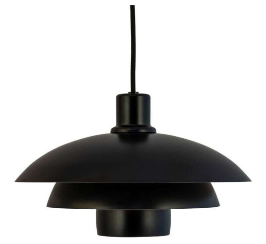Taklampe Larsen Morph Ø30 Pendel Sort