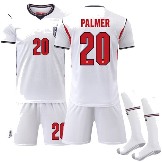 2026 World Cup England landslag hjemme barn voksen fotballtrøye nr. 20 PALMER