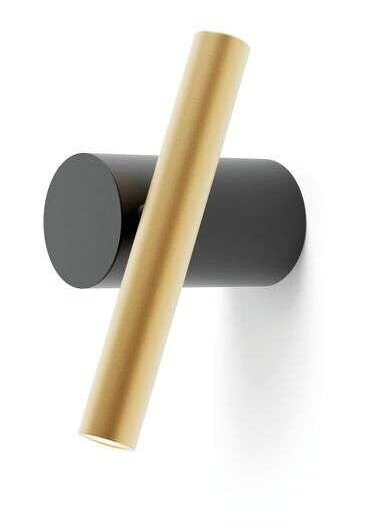 Luceplan - Doi Vegglampe 3000K Black/Brass