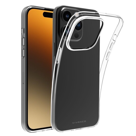 Vivanco Iphone 15 Pro Max Deksel Slim Tpu Transparent Vivanco Iphone 15 Pro Max Deksel Slim Tpu Transparent