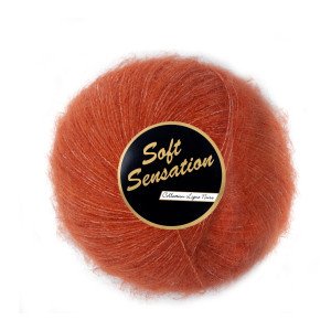 Lammy Soft Sensation Garn 41 Rød/Oransje Lammy Soft Sensation Garn 41 Rød/Oransje