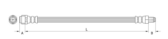 Bremseslange METZGER 4111367