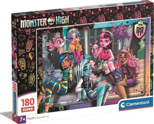 Clementoni Puzzle Monster High 180 pieces 2D Puslespill