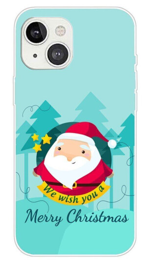 INCOVER iPhone 14 TPU Plast Jul Deksel - Julenissen Ønsker God Jul