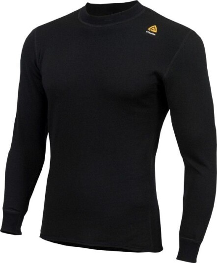 Aclima HotWool 230 Crewneck Unisex Black Black M Aclima HotWool 230 Crewneck Unisex Black Black M