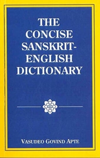 The Concise Sanskrit English Dictionary Av Vasudeo Govind Apte