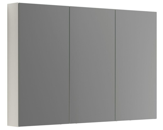 Dansani Inzo Style Speilskap 3 Dører B100-120xh80xd15cm Hvit Matt Lakk / 120cm