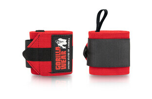 GW Wrist Wraps Ultra, black/red, Gorilla Wear GW Wrist Wraps Ultra, black/red, Gorilla Wear