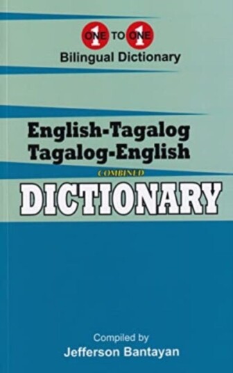 EnglishTagalog & TagalogEnglish OnetoOne Dictionary