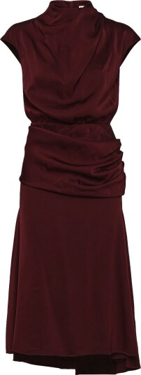Ahlvar Gallery Myra Dress BURGUNDY M
