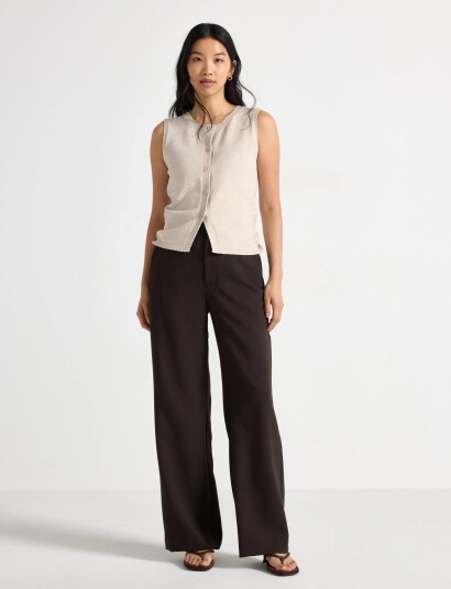 Lindex Lykke Wide Trousers Brown 42