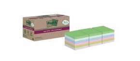 Post-It 7100284782 Firkant Blå Grønn Rosa Lilla Papir 100% 76 Mm 76 Mm