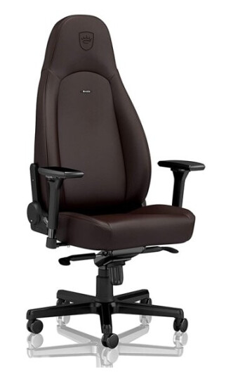 Noblechairs Icon Polstret Sete Polstret Rygg Brun Brun Kunstig Lær Kunstig Lær