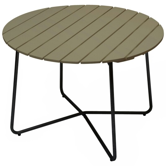 Grythyttan Stålmöbler Grythyttan Stålmöbler 9A Bord Ø100 cm Lysegrønn / Sort