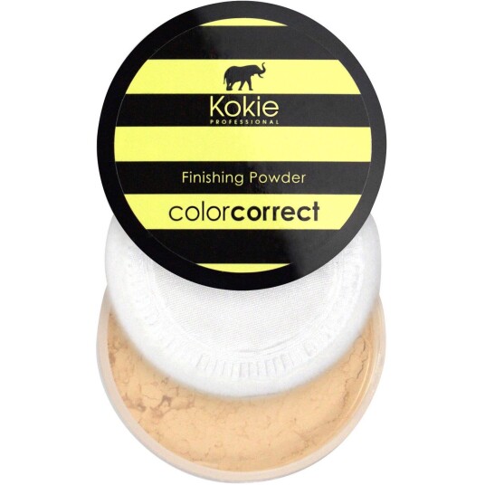 Kokie Cosmetics Color Correct Setting Powder Yellow - Darkness Correct Kokie Cosmetics Color Correct Setting Powder Yellow - Darkness Correct