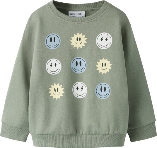 Name It Collegegenser NmmDilasso Shadow Name It 6 år (116) Collegegenser Armygrønn Grønn
