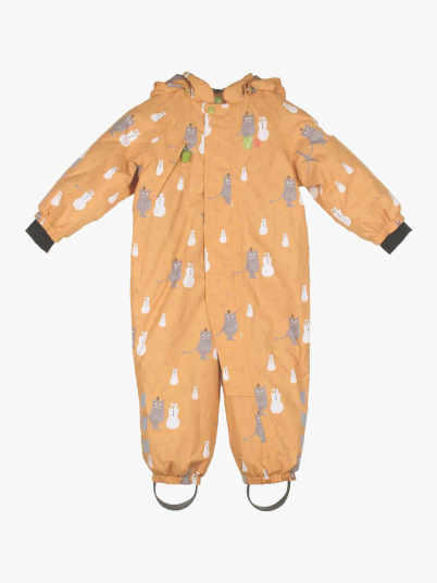 Kattnakken Parkdress Baby Snø Tolvmeteskogen Gul 74