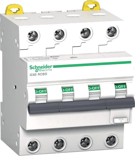 Schneider Electric Jordfeilautomat IC60 4-pol 32A 30mA