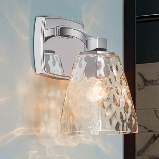 Vegglampe KICHLER Marant Krom Bad Metall Moderne 12.7 23.7 Krom Vegglampe KICHLER Marant Krom Bad Metall Moderne 12.7 23.7 Krom