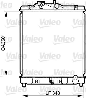 Radiator VALEO 734117 Radiator VALEO 734117