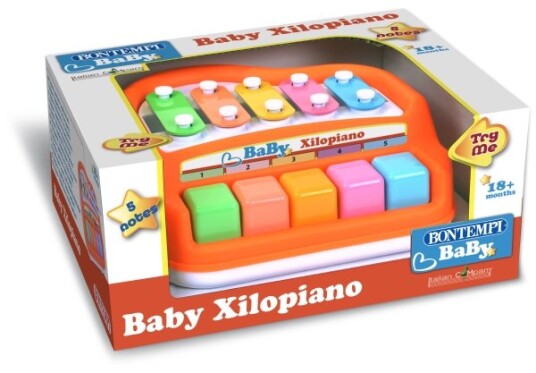 Bontempi Baby Xylopiano Musikalsk Leke Xylofon 1 År Flerfarget Bontempi Baby Xylopiano Musikalsk Leke Xylofon 1 År Flerfarget