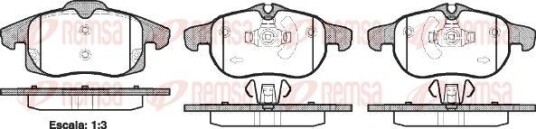 Bremseklosser REMSA 0888.40
