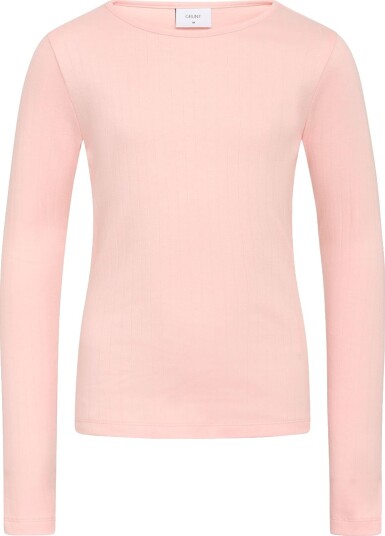 Grunt Genser Rib Dopim Pearl Rosa Grunt 12 år 152 Genser