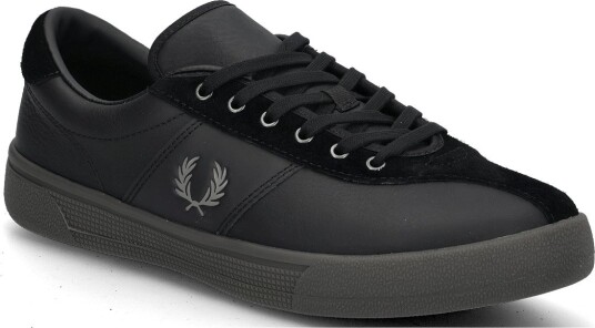 Fred Perry Tennis Shoe Lthr/Suede BLACK 43