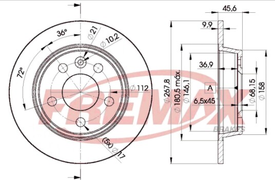 Bremseskive FREMAX BD-1094
