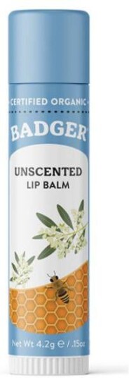 Badger Body Care Badger Balm Leppepomade Unscented Duftnøytral Badger Body Care Badger Balm Leppepomade Unscented Duftnøytral