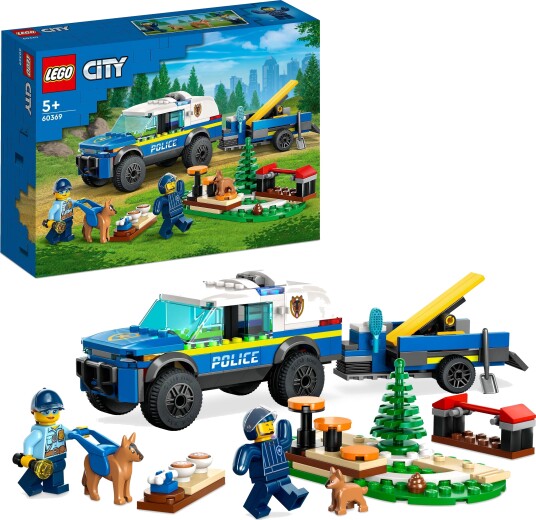 Lego City Mobilt Treningssett For Politihunder 60369 Lego City Mobilt Treningssett For Politihunder 60369