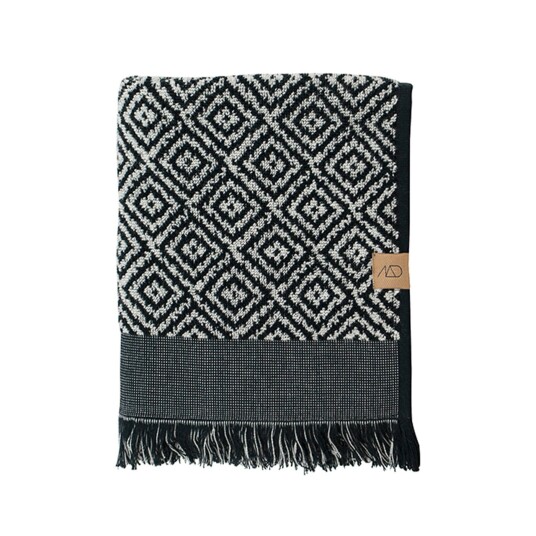 Mette Ditmer Morocco Guest Towel 35 x 60 cm Black / White