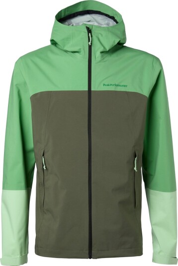 Peak Performance Trail Hipe Shell Jakke Herre Grønn 2XL