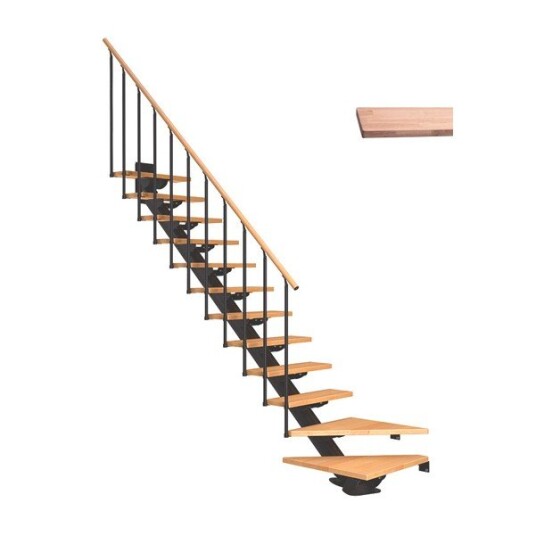 Dolle Sydney Eik H-oljeret L-trapp Antracit Classicii 11T 75W