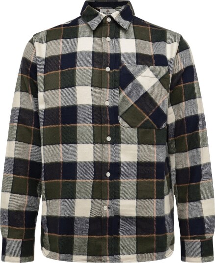 Barbour Barbour Bannock Authentic Highland Check Flannel Shirt OLIVE S