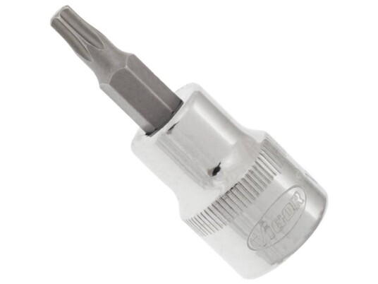 Vigor V2301n T25 Torx Skrutrekkerinnsats 10mm for Håndverktøy