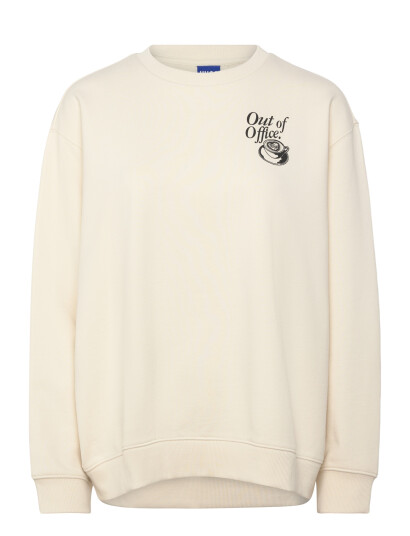 HUGO BLUE Classic Crew_B_3 Cream XS HUGO BLUE Classic Crew_B_3 Cream XS