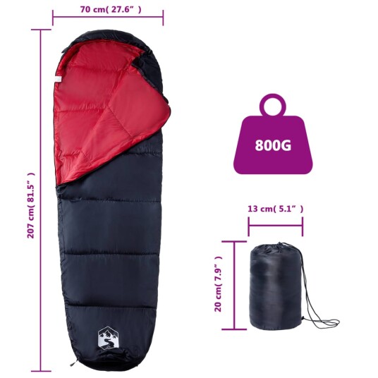 vidaXL Sovepose for voksne camping 3 sesonger vidaXL Sovepose for voksne camping 3 sesonger