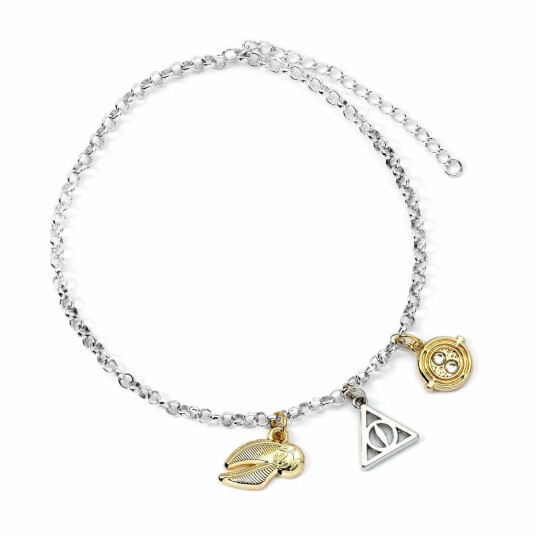Harry Potter Armbånd Sølv Triple Charm