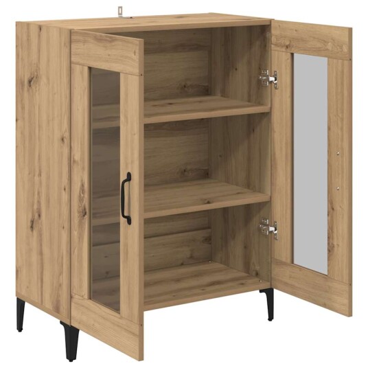 Serviesskap Artisan Eik 69,5 x 34 x 90 cm Ingeniørtre og jern Serviesskap Artisan Eik 69,5 x 34 x 90 cm Ingeniørtre og jern